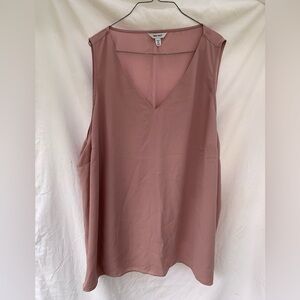 Nine West Mauve V-Neck Tank Top